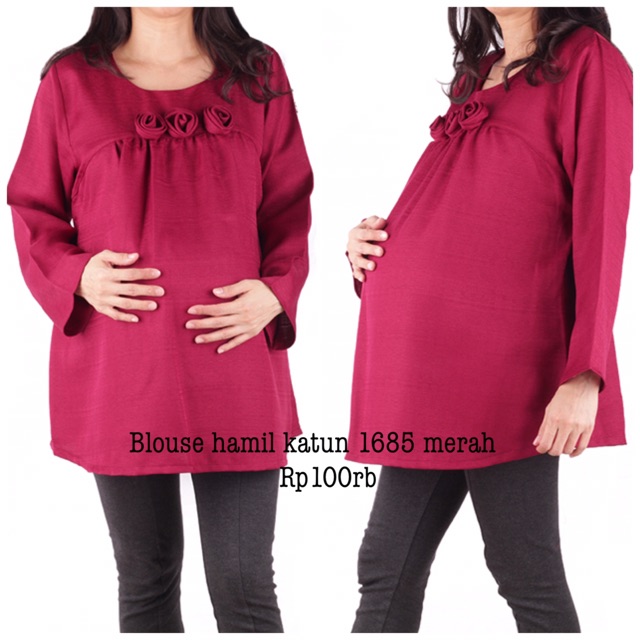 Blouse hamil formal 1685 (mohon tulis warna yg di pilih ya)