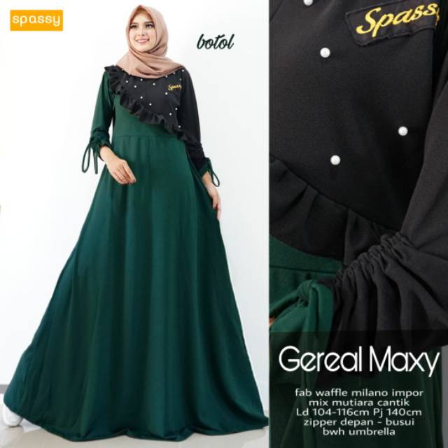 Gerael Maxy Ory by Spassy Dress Maxy | Maxi Dress | Suplier Hijab Solo | Grosir Hijab Solo