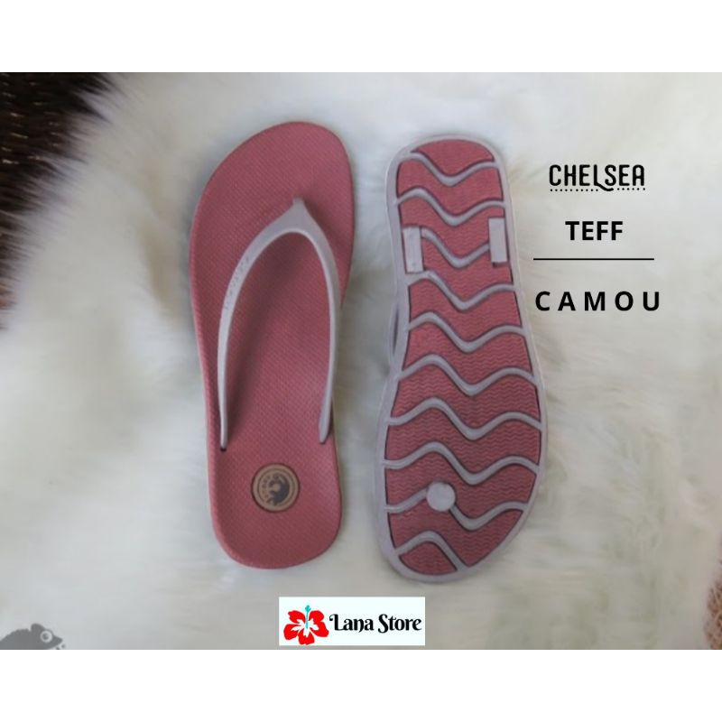 Sandal Jepit Karet Wanita Original CAMOU Chelsea