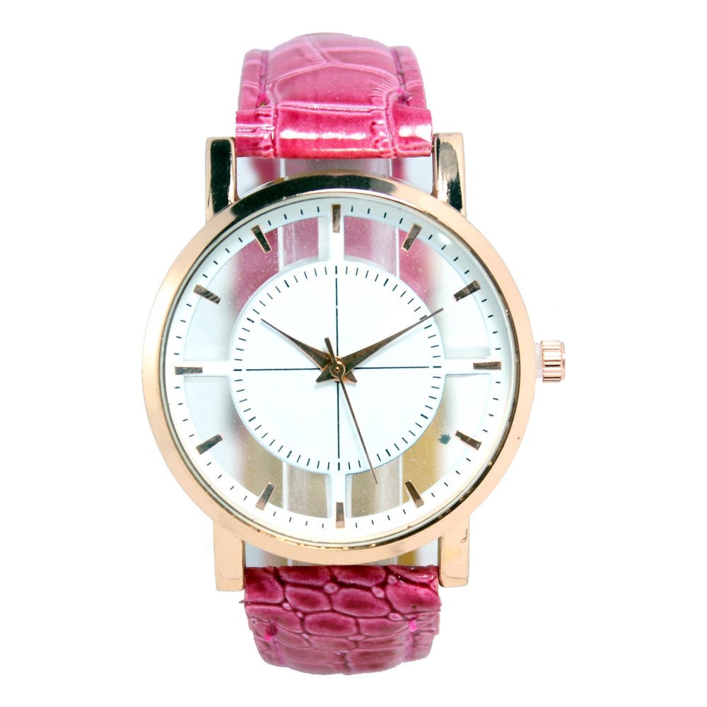 FINX-414 - Jam tangan fashion wanita analog - leather strap - 4 pilihan warna