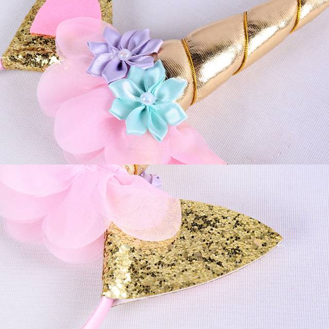 GS3076/7 UNICORN HEADBAND / BANDO UNICORN GOLD SILVER / BANDO LITTLE PONY / KUDA PONI IMPORT MURAH