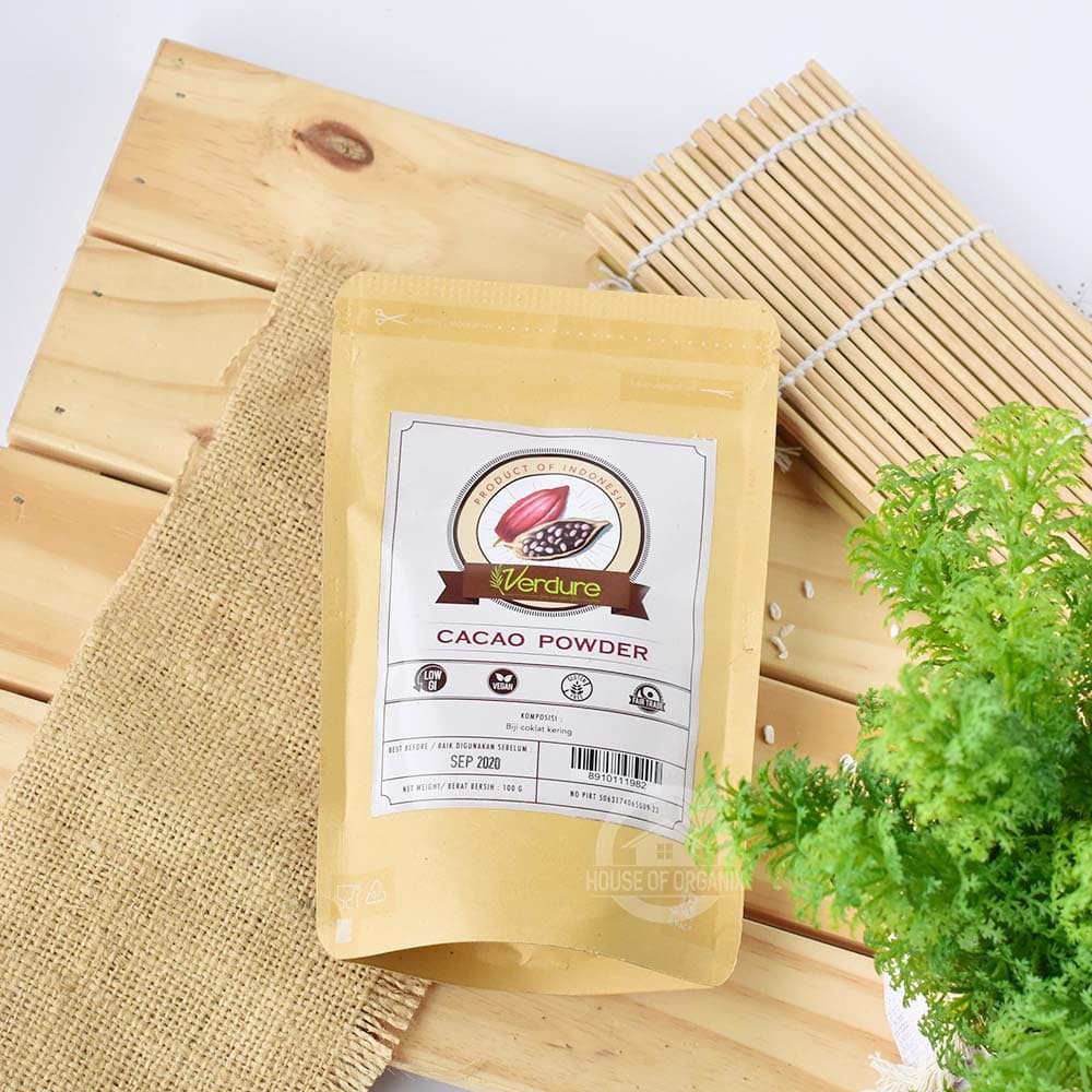 

PROMO VERDURE RAW CACAO POWDER 100 GR TERMURAH