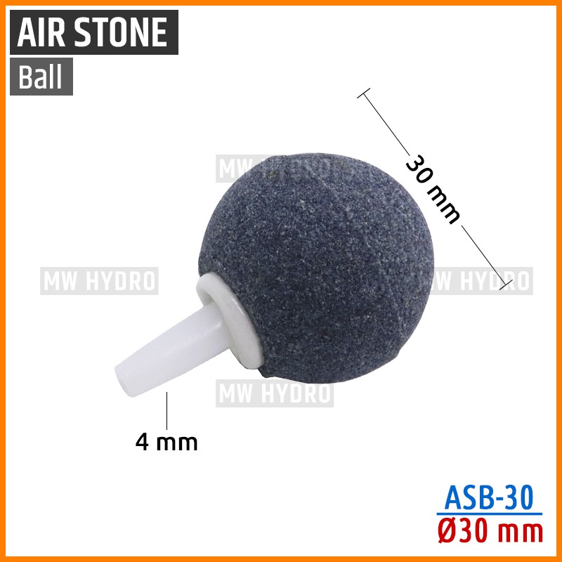 Air Stone Ball, 30 mm - Airstone / Batu Aerator Bulat