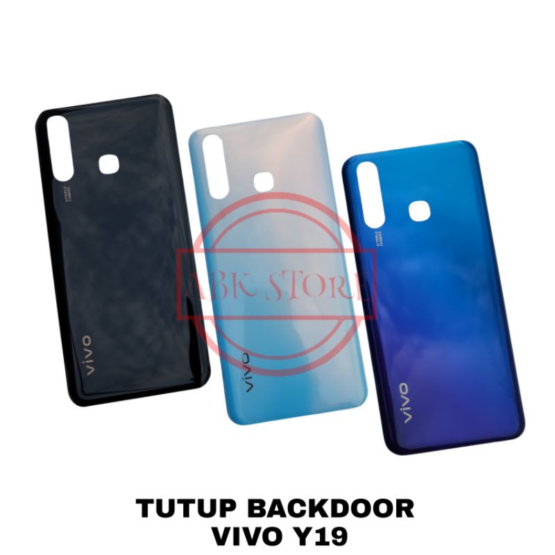 TUTUP BELAKANG BACKDOOR BACKCOVER BACK CASING VIVO Y19 COVER BATERAI