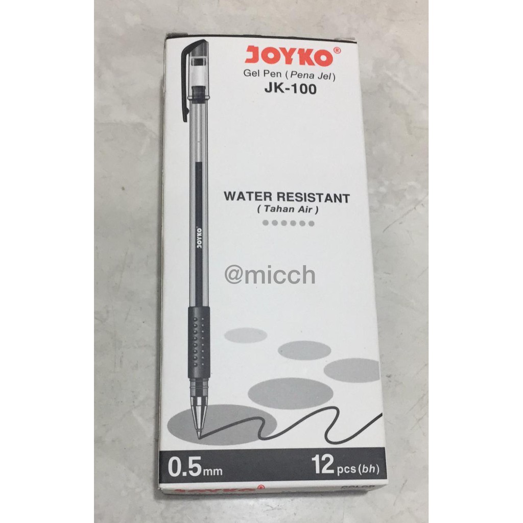 

JOYKO Gel pen JK-100 water resistant 0.5mm