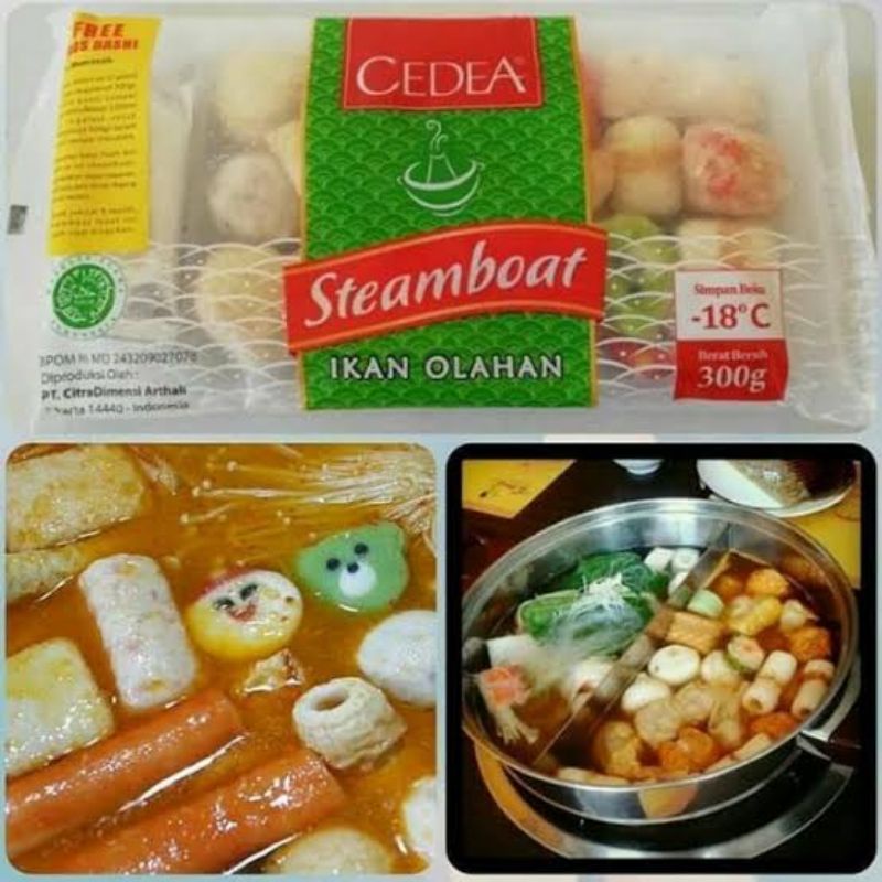 

Cedea mix steamboat dashi shabu set 300 gram lengkap bumbu