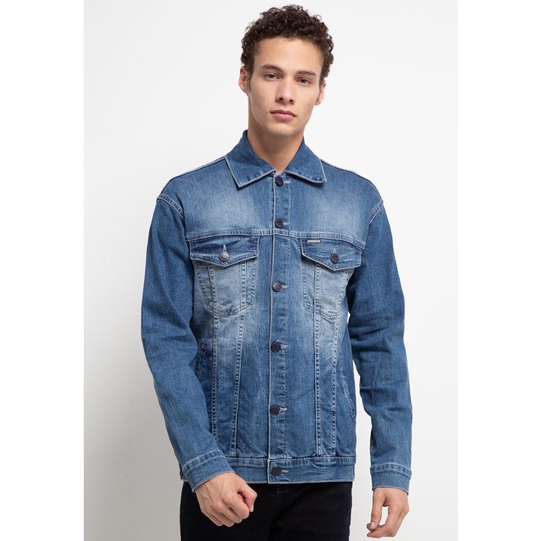 Spyderbilt Jaket Pria Biru Kozy(MJCK052-BLU) Planetsurf