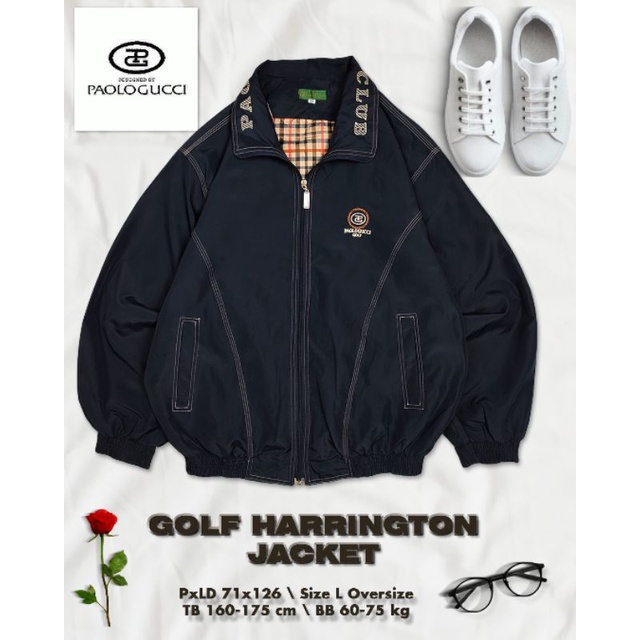 paolo gucci golf harrington jacket