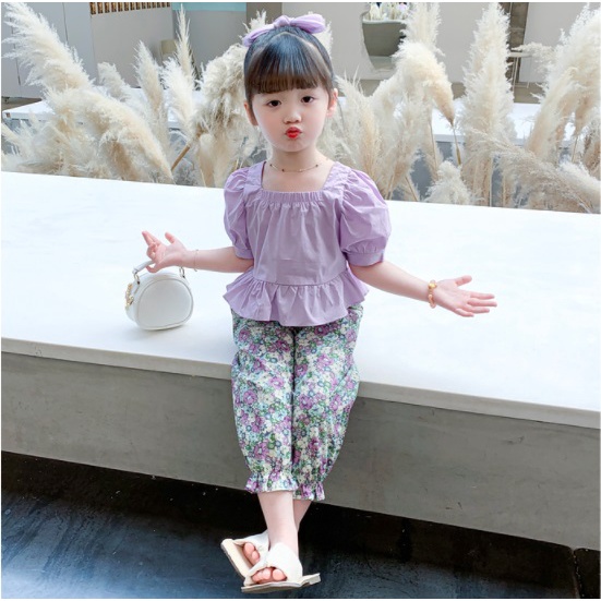 CELINE FLOWER DRESS setelan anak import setelan baju anak perempuan