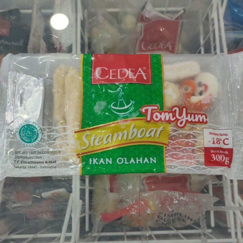 

Cedea Steamboat Tomyum / ikan olahan 300gr