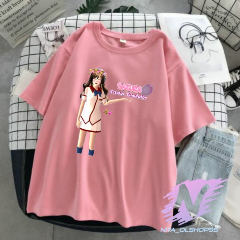 kaos sakura school simulator terbaru baju kaos anak sakura