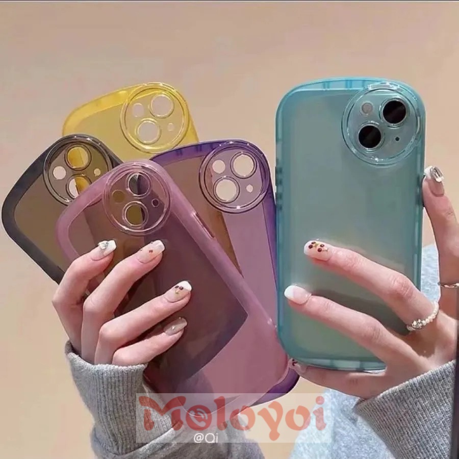 Soft Case TPU Transparan Motif Angel Eyes Untuk IPhone 13 12 11 Pro Max SE 2020 XS Max