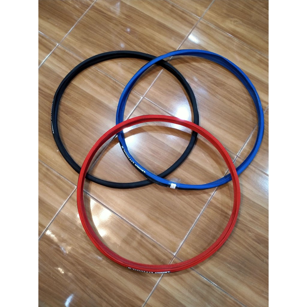 Ban luar merk Michelin Lithion-2 ukuran 700x23c-25c Super Ringan