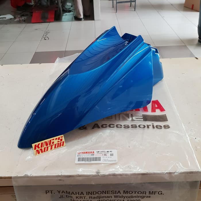 SPAKBOR DEPAN MIO J, MIO GT BIRU ASLI YAMAHA