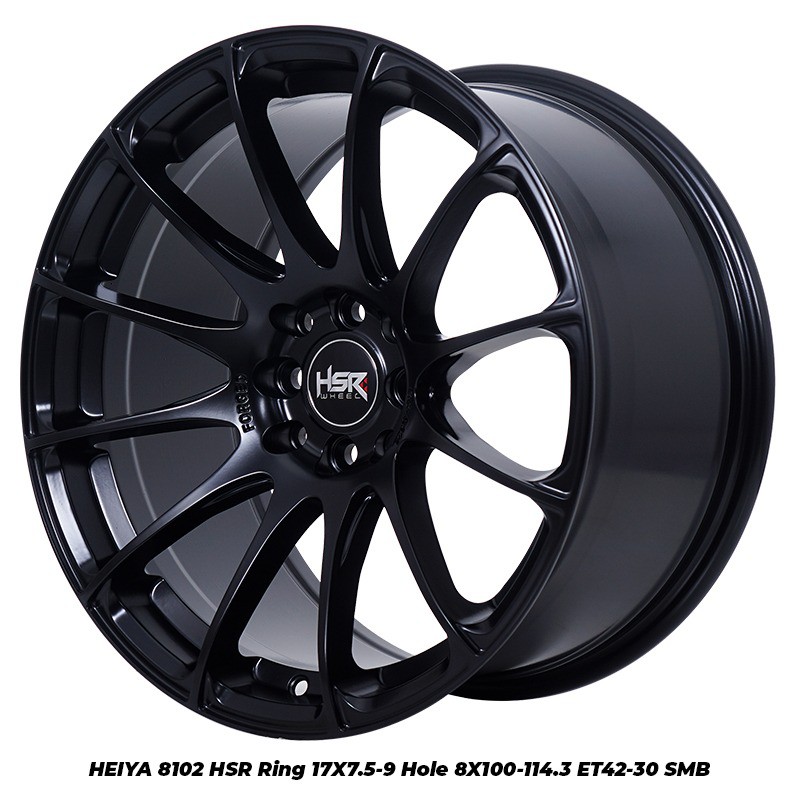 Velg Mobil HSR HEIYA 8102 Ring 17 Velg Racing Jazz Yaris Mobilio Grand Livina Terlaris