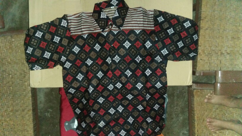 Couple Kemeja | Blouse | Batik Lengan Pendek Pria Wanita Remaja Dewasa