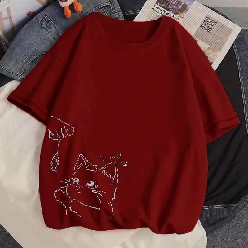 VS GG - ASLI JUMBO baju atasan KAOS JUMBO - big size FISH MEOW