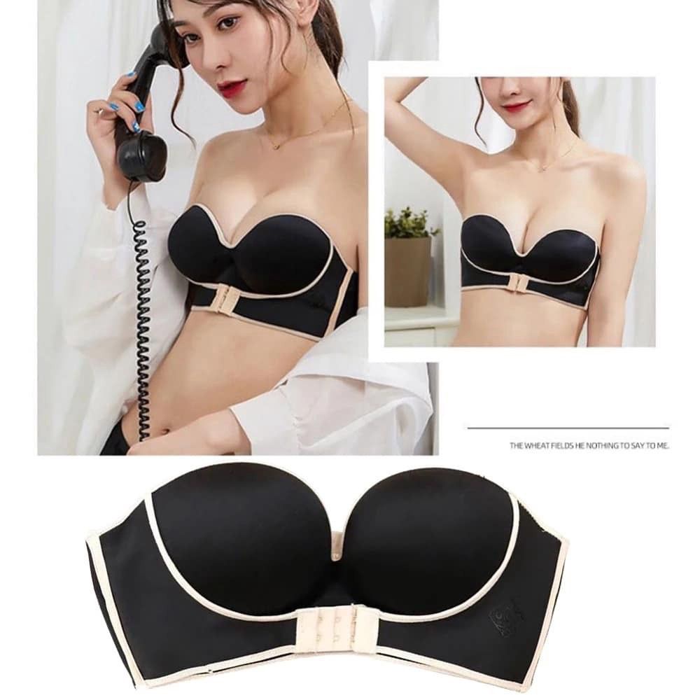[ LINGERIE MASTER ] - B-36 TERMURAH Bra Push Up BH Bralette Bra Sexy Import Anti Slip Sexy untuk Wanita Bra One-Piece-3