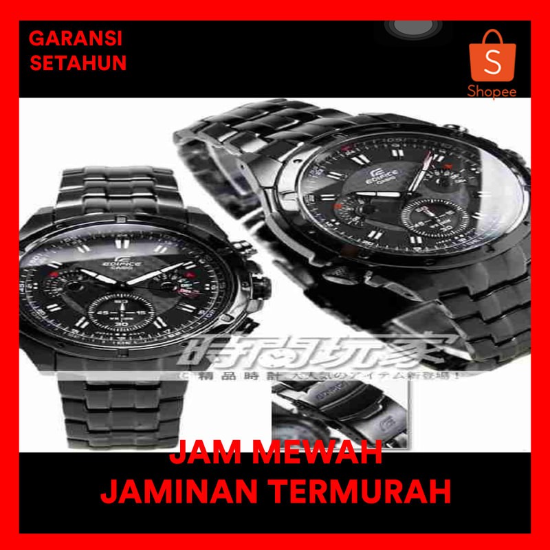 Jam Tangan Pria Merk Casio Edifice Type EF 535 / EF535 Ori BM Free yes