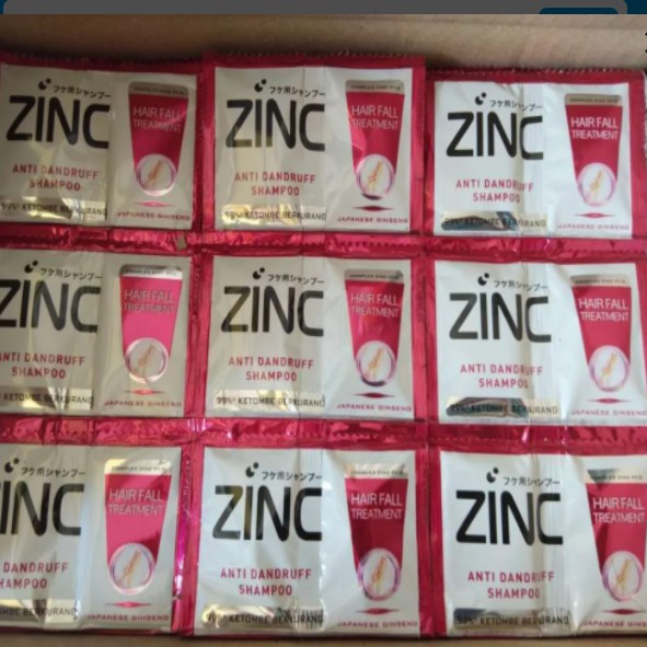 ZINC Shampo Sachet [ 12 sachet] *