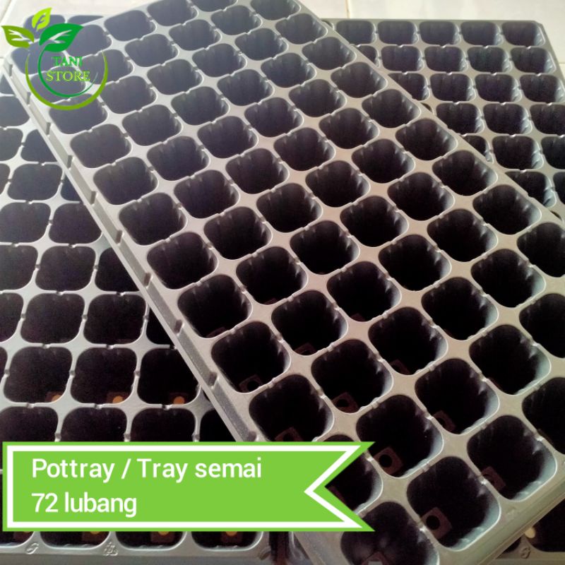 Pot tray_Tray semai 72 hole/lubang_Cocok untuk bibit cabai