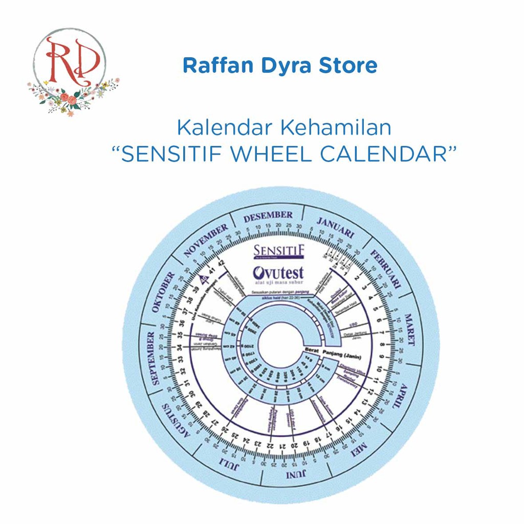 

Kalender Hamil Sensitif | Sensitif Wheel Calendar | Kalender Ovulasi