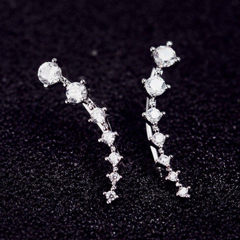 Anting Tusuk Wanita Bintang Diamond Fashion Korea Aksesoris