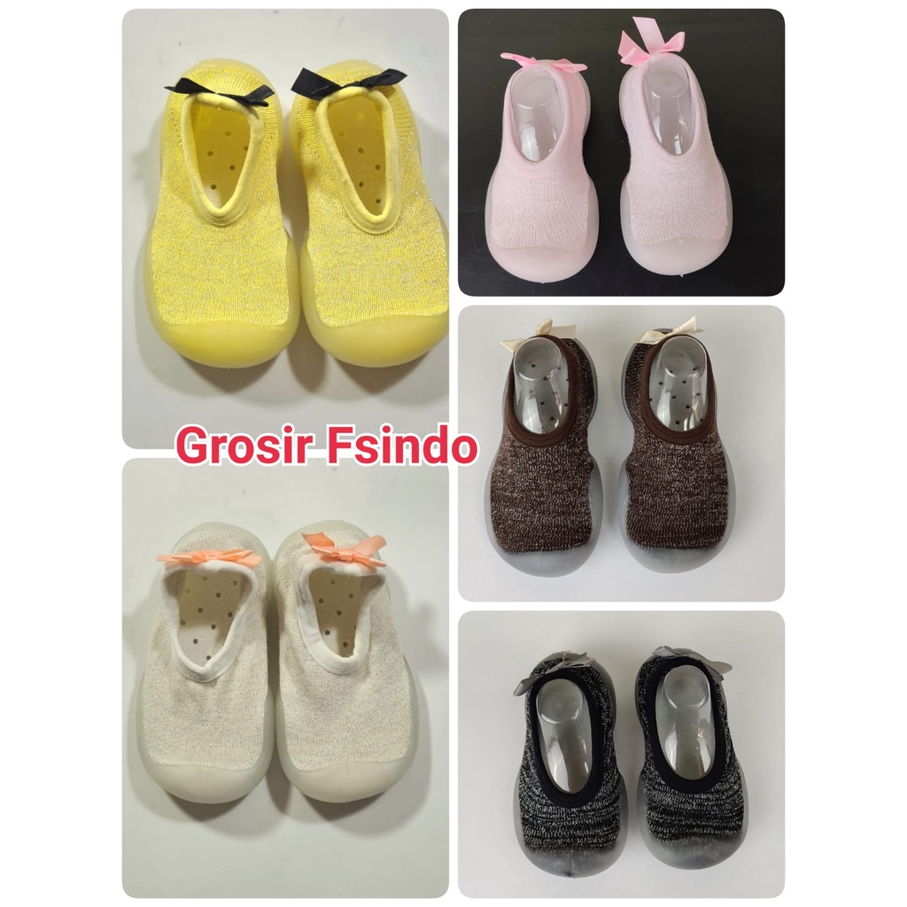 SEPATU KARET BAYI BELAJAR JALAN/SKIDDER PREWALKER CANTIK/SKIDDER LYME SK9