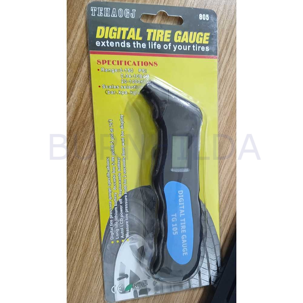 Pengukur Tekanan Angin Ban Digital LCD Tire Pressure Gauge accesoris mobil burnhilda