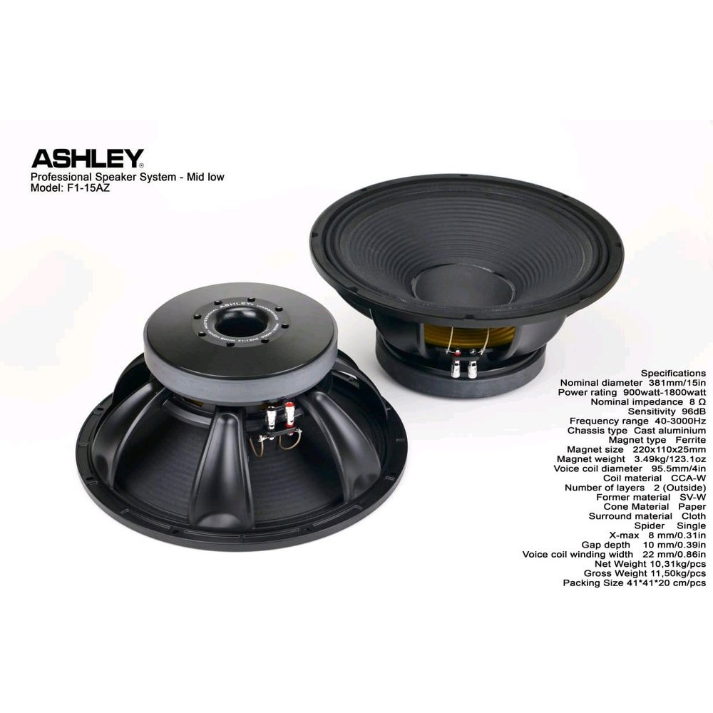 Jual Bagus Subwoofer Ashley Inch F Az Kekuatan Watt