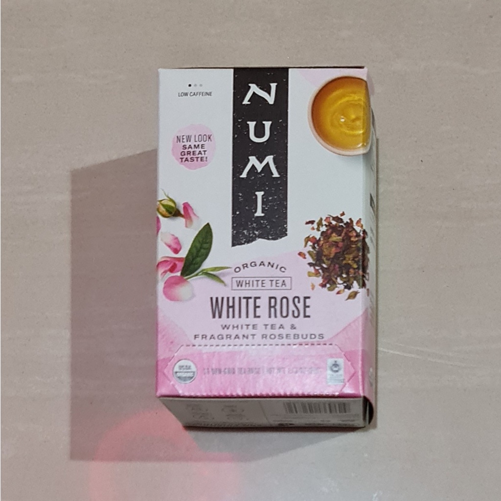 Numi Tea Organic White Tea White Rose 16 x 2 Gram