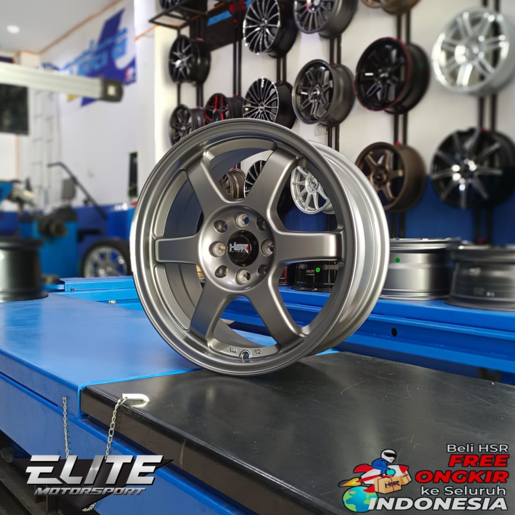 Velg Standar Mobil Brio Kia Agya Ayla Ring 16x7 Lubang 4 Velg HSR TOKYO