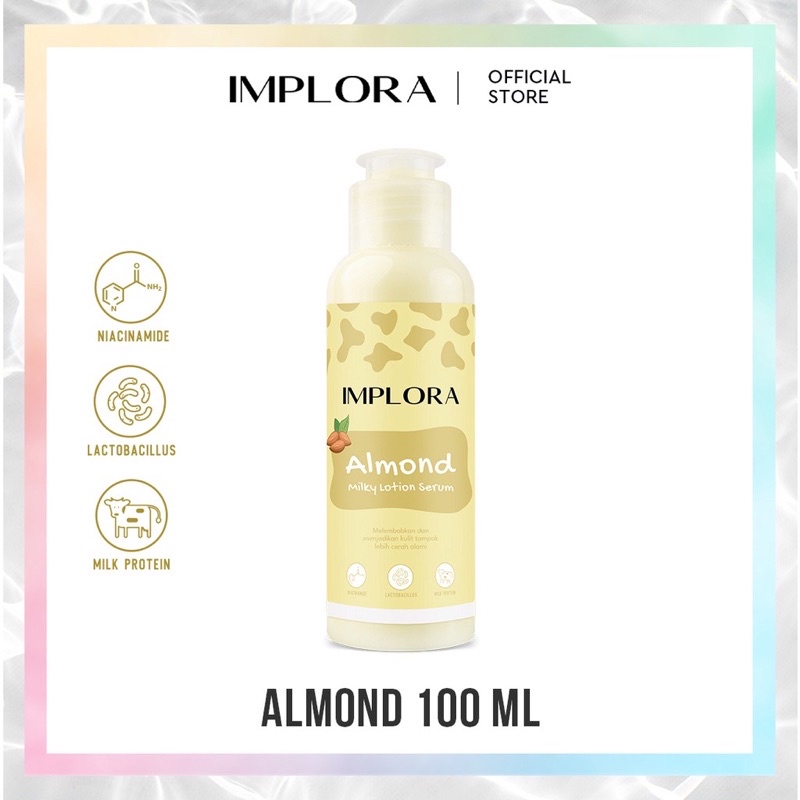 Implora Milky Body Lotion Serum 60ml/ 100ml