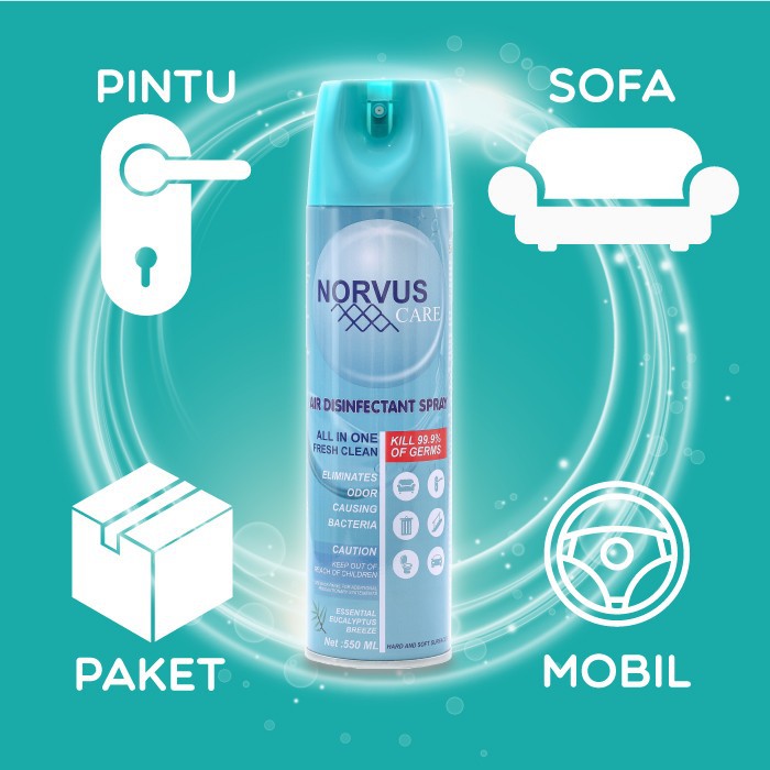 NORVUS CARE DISINFECTANT SPRAY 550 ML ANTIVIRUS