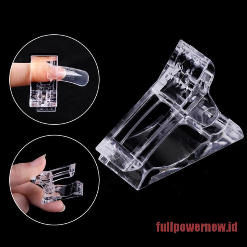 【COD】5pcs Nail Tips Clip Quick Building Poly Builder Gel DIY Extension Clamp Clips