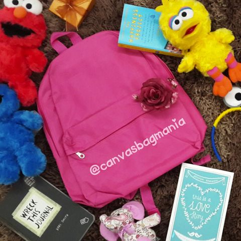 RANSEL KANVAS BESAR WARNA PINK TUA HARGA MURAH GROSIR RANSEL KANVAS BESAR WARNA PINK TUA HARGA MURAH GROSIR