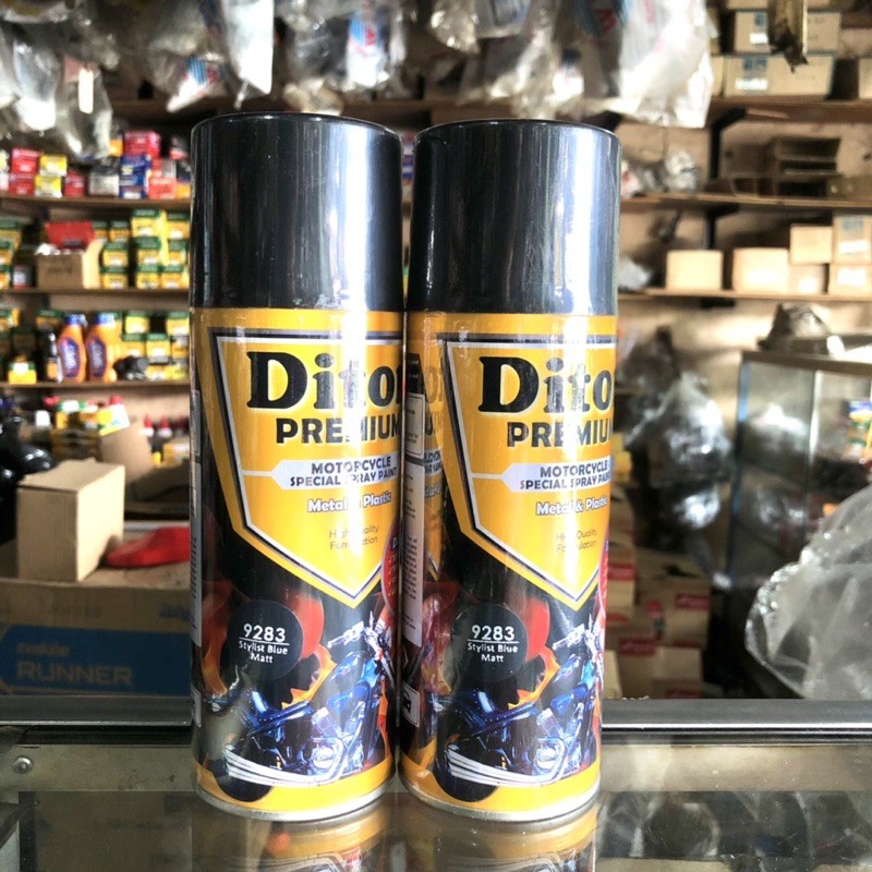 Cat semprot Diton premium 9283* Stylist Blue Matt / biru doff aerox / nmax