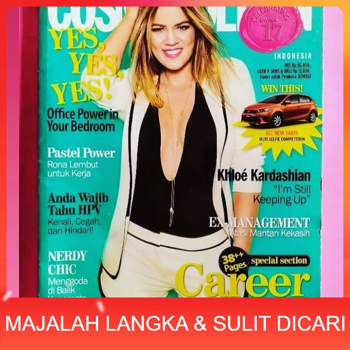 Majalah COSMOPOLITAN Mei 2014 Cover KHLOE KARDASHIAN Langka