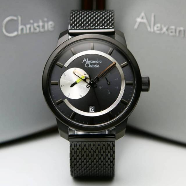 JAM TANGAN ALEXANDRE CHRISTIE COWOK AC 6548 ORIGINAL