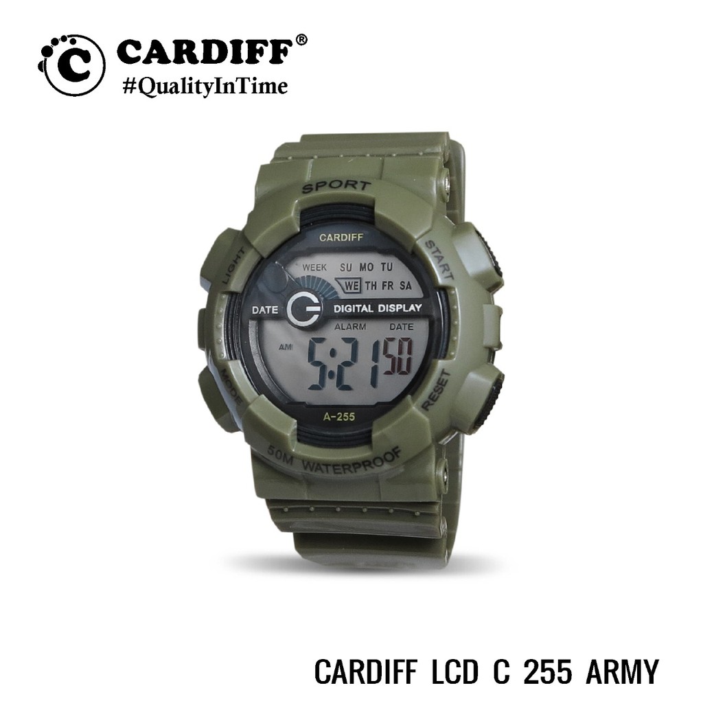 ORIGINAL Jam Tangan Cardiff LCD C 255
