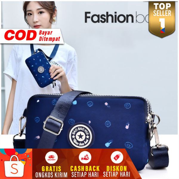 Tas Selempang Mini Wanita Murah Slingbag Sport HP Kecil Cewek Korea Slempang Fashion Hits Kekinian