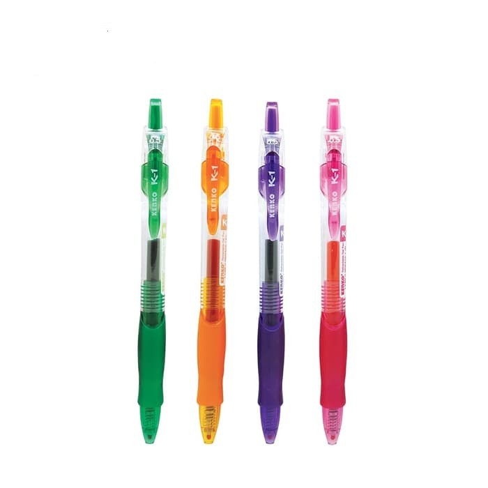 

Ballpoint Kenko K-1 Warna / 0.5 mm / Ballpoint Gel Kenko / Pena Cair K-1 /Ballpoint Warna Kenko