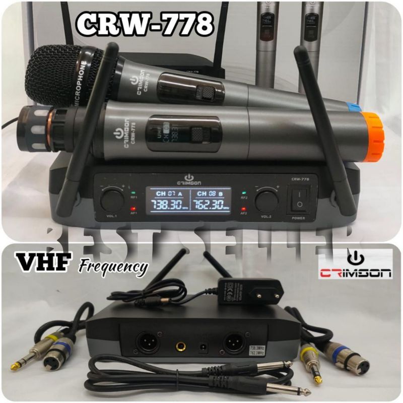 Mic Wireless Crimson CRW 778 Original