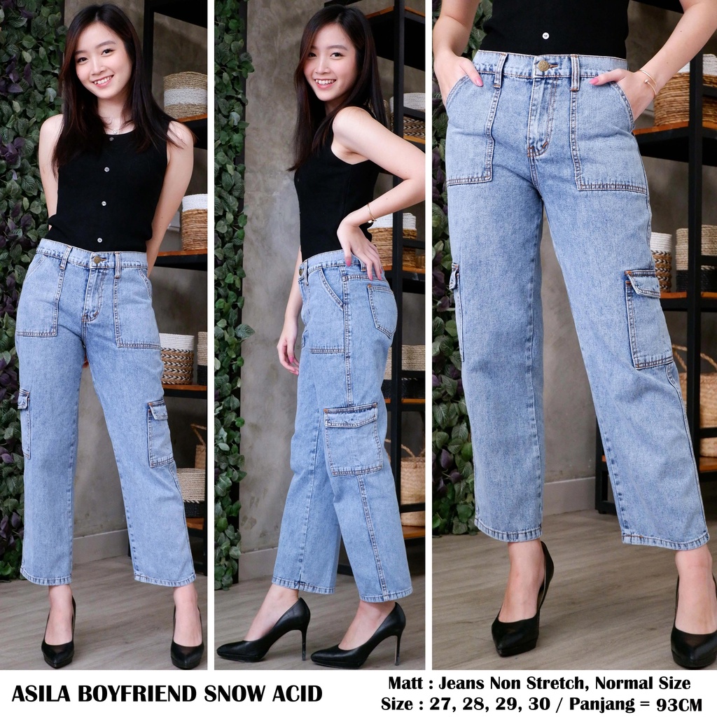 CELANA JEANS KULOT WANITA KARINA SANDRA ASILA PREMIUM Kekinian-1