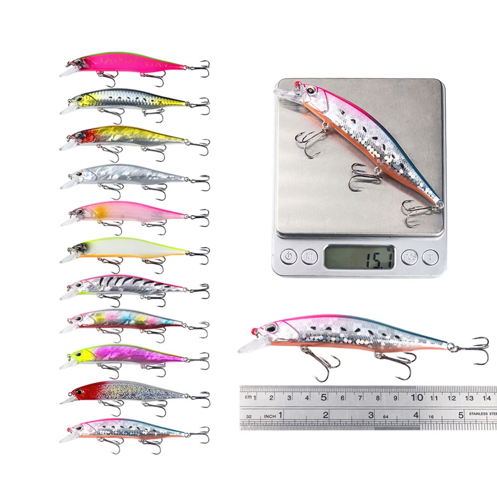 UMPAN PANCING MINNOW 12CM 15G UMPAN CASTING MODEL (MI152) TERSEDIA 11 WARNA