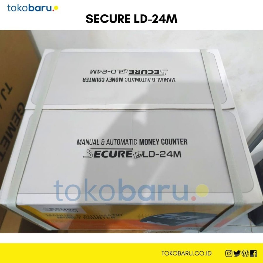 Money Counter Automatic &amp; Manual Secure LD-24M dengan sensor MG garansi resmi 1 tahun