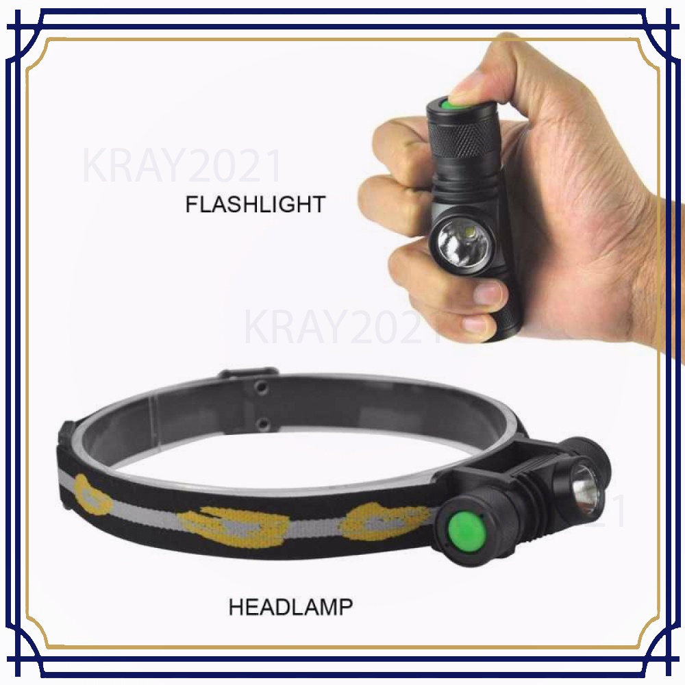 Senter Kepala Headlamp Flashlight Headlight LED XML L2 EHL0628