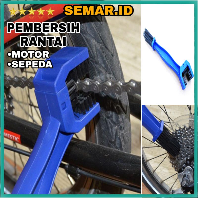 Sikat Rantai Sepeda Motor U Shape Alat Pembersih Sprocket Gear Gir bicycle Chain Cleaner