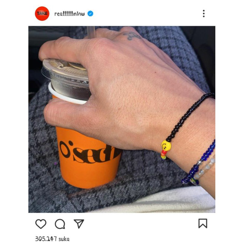 Mino smiley bracelet • gelang smiley mino • gelang mino WINNER