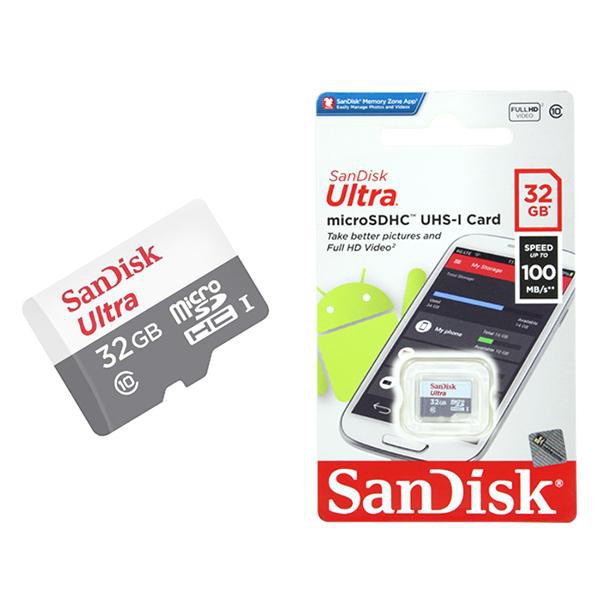 MicroSD Sandisk Ultra UHS-I Class 10 100Mb/s Kartu Memori